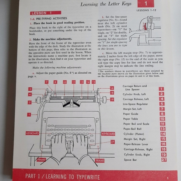 VTG 20TH CENTURY TYPEWRITING BOOK - Picture 5 of 10